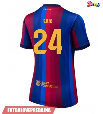 Lacne Ženy Futbalové dres Barcelona Eric Garcia #24 2026-27 Krátky Rukáv - Domáci